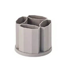 Pens Cup with base Acrylic METRO Gray