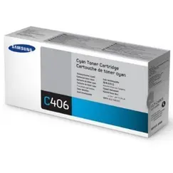 Samsung C406 Cyan Laser Toner Cartridge (CLT-C406S)