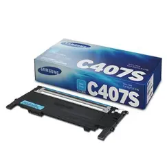 Samsung C407 Cyan Laser Toner Cartridge (CLT-C407S)