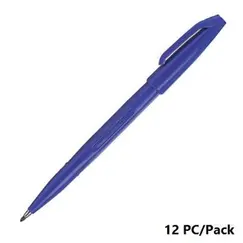 Sign And Marking Pen, Pentel, S520-C , 2.0mm, Acrylic Nip, Blue, 12 PC/PACK