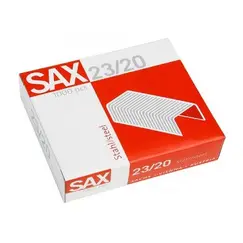 Staples SAX Steel 23/20, 1000 Pieces