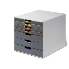 ادوات تنظيم التخزين ،أدراج ، دورابل،7 درج ، رمادي