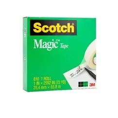 شطرطون، سكوتش، 3 ام، 1 بوصة (2.54 سم) ، 72 ياردة، شفاف