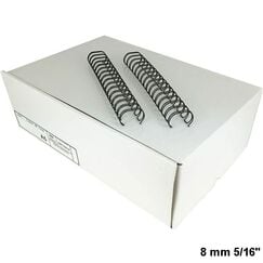 مشط حلزوني 1:3 للملازم 8 مم معدن اسود