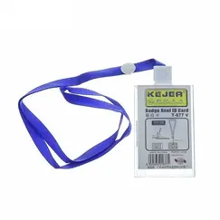 Shop KEJEA Badge Reel ID Card Holders: T-677 V Transparent Plastic Badges & Holders