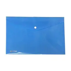 Documents Covers, SIMBA, Documents Bags with Button Click, A4, Blue, 10 PC/Pack