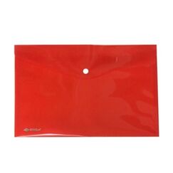 Documents Covers, SIMBA, Documents Bags with Button Click, A4, Red, 10 PC/Pack