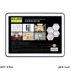 Photo Frame, KEJEA, A3 , Strong Plastic, Black Frame, 5 Pcs