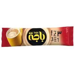 قهوة سريعة التحضير مزيج  باجة  3في1 (20 جم × 24 ظرف)