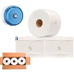 مناديل حمام رول سحب من الوسط (كرتون 12 لفة)