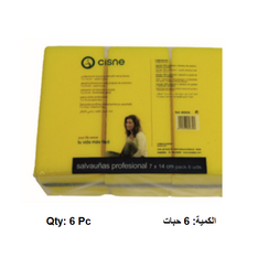 منظف، اسفنج جلي الاطباق، مقاس: كبير، 6 حبة/علبة ​​