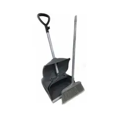 منظف، مكنسة تنظيف مع فرشاة ،رصاصي