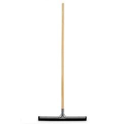 Cleaner, Metal Floor Squeegee with Wood Handle, 75 cm