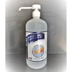 منظف، جل معقم للأيدي ، (1 جالون × 500 مل)