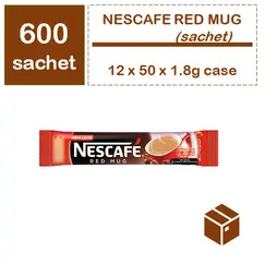 قهوة، نسكافيه الكوب الاحمر (12×50×1.8ج) اصابع كرتون