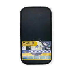 الكمبيوتر وملحقاته ،حافظة او شنطة سحاب سي دي ، اسود