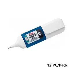 Correction Pen, Fine Point, Pentel ZL33T-W, 4.2 ml Roller ball, White, 12 PC/Pack