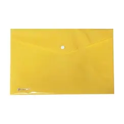 Documents Covers, SIMBA, Documents Bags with Button Click, A4, Yellow, 10 PC/Pack