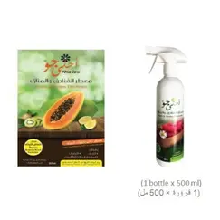 معطر، معطر الجو والاقمشة ( 1 قارورة × 500 مل) رائحة الفواكه الاستوائية