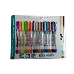 قلم، هاوسر، قلم جاف، الوان متنوعة، 15 حبة/ علبة