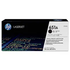 خرطوشة حبر ليزر سوداء أصلية HP 651A (CE340A)