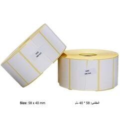 Labels, TANEX, Roll Label, Thermal, Size: 58 x 40 mm, 1 roll with 1000 labels