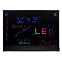 Illuminated Erasable Neon LED Board  (50x70cm)