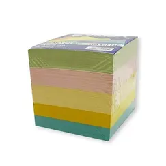 ورق ملاحظات، سمبا، مكعب ورق بغراء، (9×9×9 سم)، 5 الوان