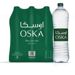 مياه اوسكا 1.5 لتر (1  ربطة × 6 عبوة)