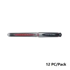 Pen, uni-ball, Gel Impact, 1.0mm, Retracatable, Red, 12 Pcs/Pack