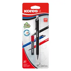 قلم رصاص، كورس، قلم رصاص ضغاط مع غيار رصاص، 0.5 مم، الوان متنوعة