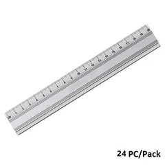 Ruler Aluminum 20 cm (24 pcs/pack)