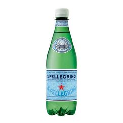 S.Pellegrino Water Sparkling Natural Mineral 500ml PET Bottles (24 Pack)