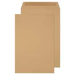 ظروف، ظروف مانيلا بني لاصق ، 120 غرام، (17.5x 14.5 انش)، 250 ظرف