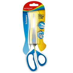 Scissors KEYROAD Size: 21 cm (8.5 in) Blue & White