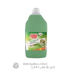 Cleaner, All Purpose Liquid Cleaner 4 in 1 for Floors, Kiwi Perfume (4 gallon x 4 liter) BOX
