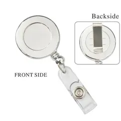Discover Quality Badges Holders: KEJEA Round Retractable Badge Holder with Metal Slip
