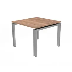 طاولة قهوة - بني (أرجل معدنية) 60 سم