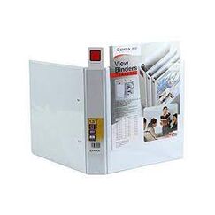 COMIX HD View Binders PVC, A4 Size, 4-D 50mm (2.0"), White Color
