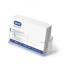 Desk Organizer, MAS, Business Card Holder, Plastic, Transparent