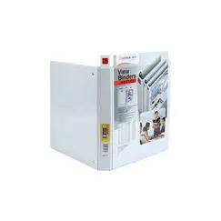COMIX HD View Binders PVC, A4 Size, 4-D 16mm (0.5"), White Color