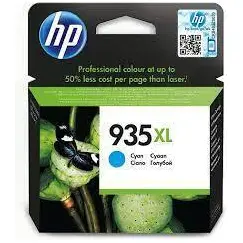 خرطوشة حبر HP 935XL سماوي أصلية عالية الإنتاجية (C2P24AE)