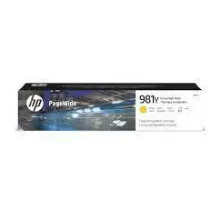 خرطوشة HP 981Y اصفر اصلي عالي الانتاجية اضافي PageWide (L0R15A)