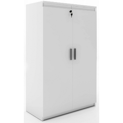 Cabinet White 2 Doors 125cm H.
