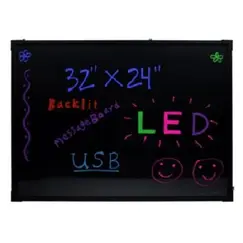 سبورة مضيئة نيون   LED  (50×70سم)