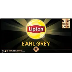 Lipton Earl Grey, 25 Envelope Teabags X24