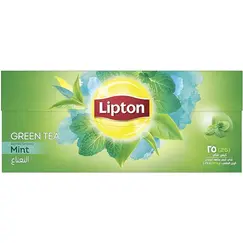 Lipton  Green Tea Mint, 25 Envelope Teabags X24