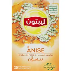 Lipton Herbal Infusion Tea Anise, 20 Teabags X16
