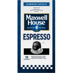 ماكسويل هاوس كبسولات إسبرسو 12 كبسولة (10 × 10 عبوات)