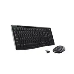 لوجيتيك MK270 مجموعة لوحة مفاتيح وماوس لاسلكية